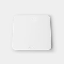 Load image into Gallery viewer, Brabantia ReNew Digital Bathroom Scale, Battery Powered - White
