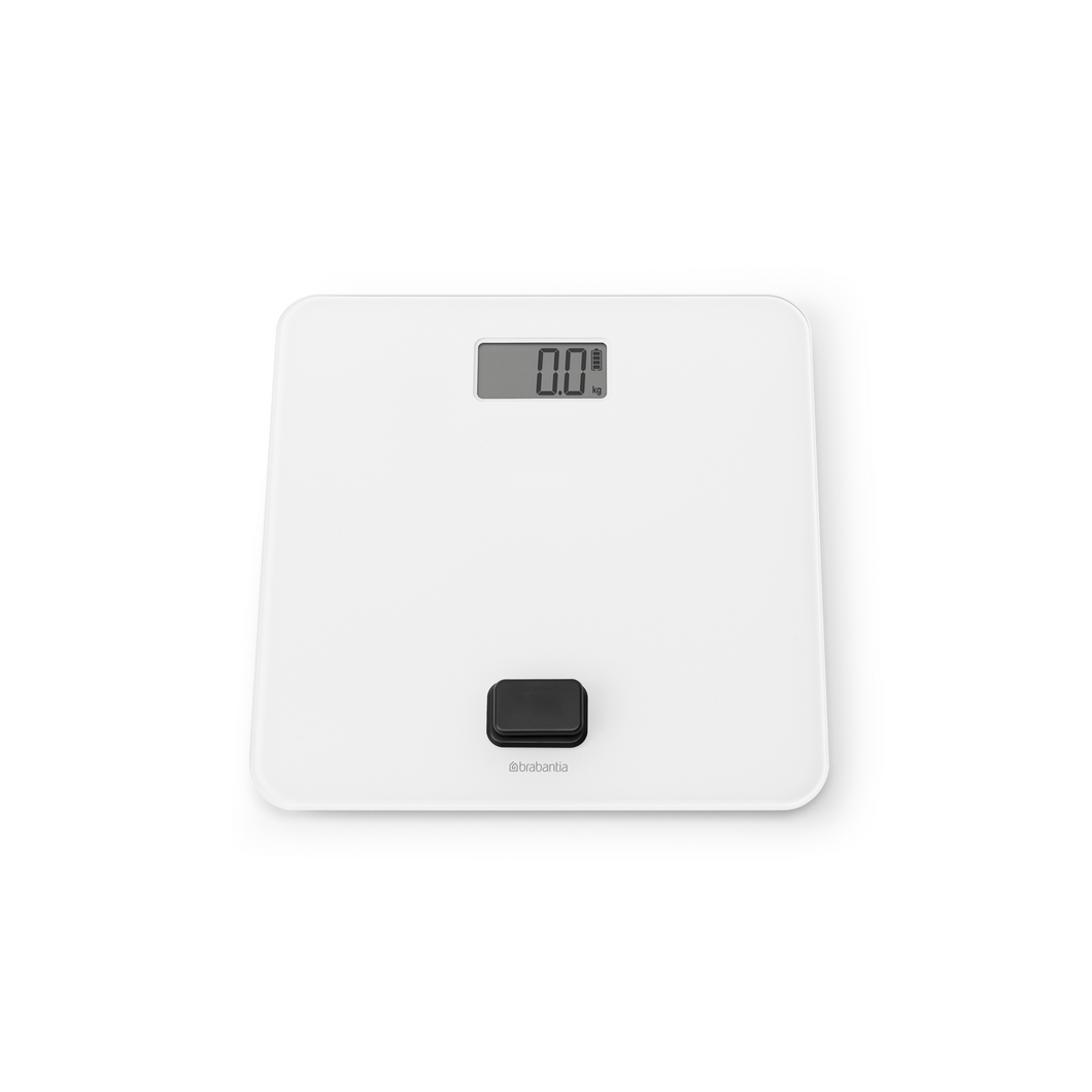 Brabantia ReNew Battery-Free Bathroom Scale - White