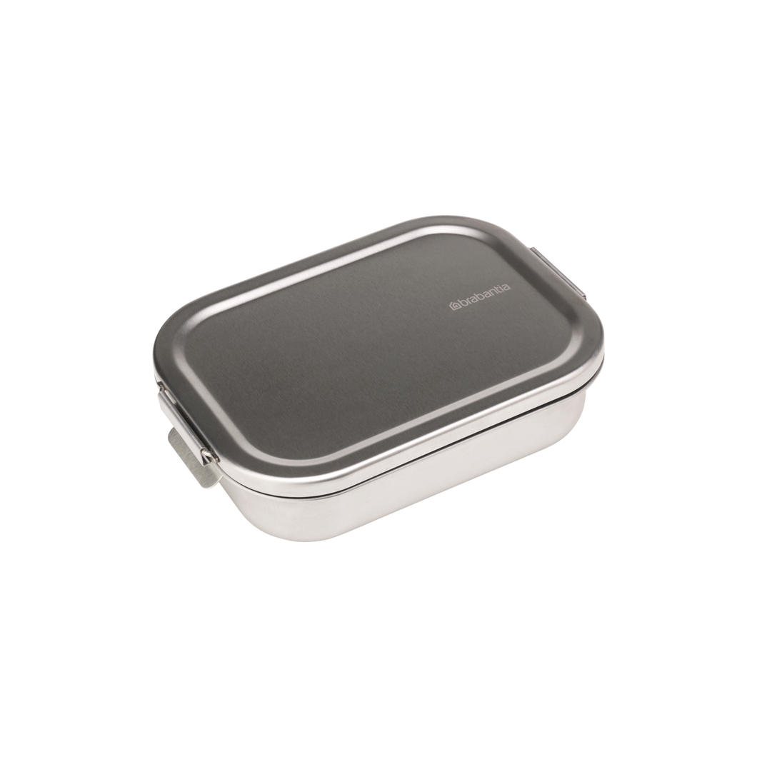 Brabantia Make & Take Lunch Box - 1.1 Liters, Medium, Matt Steel
