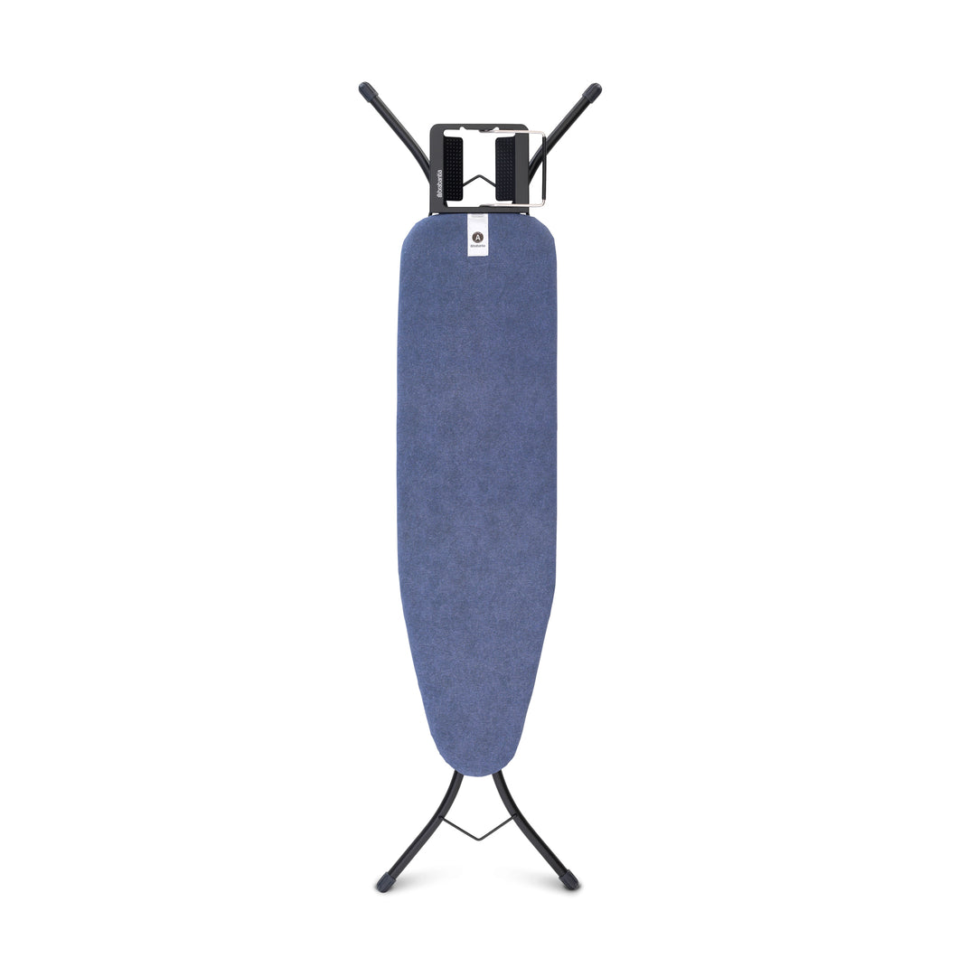 Brabantia Ironing Board A - 110 x 30cm - Steam Iron Rest, Denim Blue
