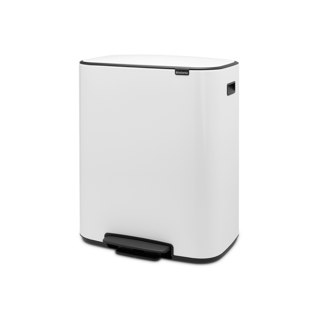 Brabantia Bo Pedal Bin - 60 Liters, White