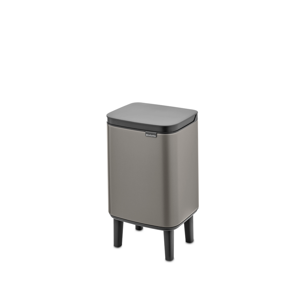 Brabantia Bo Hi Waste Bin, 4L - Platinum