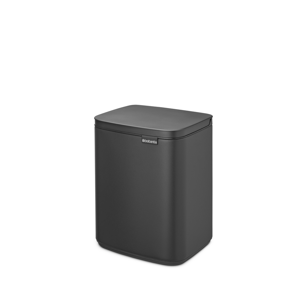 Brabantia Bo Waste Bin, 7L - Dark Grey