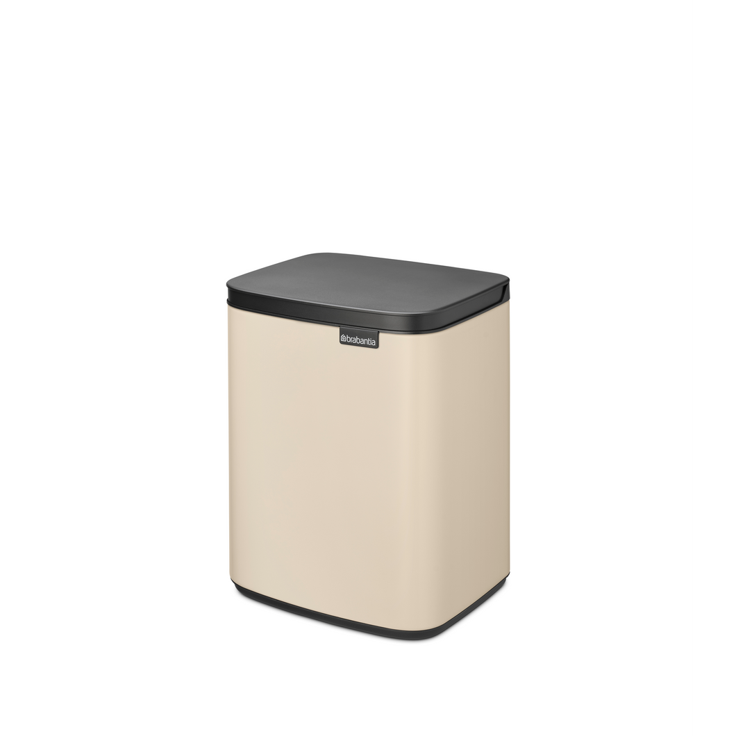 Brabantia Bo Waste Bin, 7L - Soft Beige