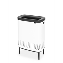 Load image into Gallery viewer, Brabantia Bo Hi Laundry Hamper, 2 x 45 Liters - White
