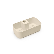 Load image into Gallery viewer, Brabantia ReNew Shower Caddy - Soft Beige, side view.
