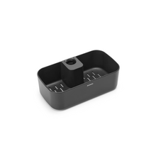 Load image into Gallery viewer, Brabantia ReNew Shower Caddy - Dark Grey, side view.
