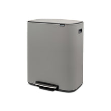 Load image into Gallery viewer, Brabantia Bo Pedal Bin - 60 Liters, Mineral Concrete Grey
