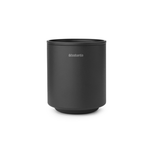 Brabantia MindSet Toothbrush Holder - Mineral Infinite Grey, empty.