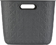 Load image into Gallery viewer, Curver Softex Large Baskets - 19L, 22.1 x 29.2 x 37.9cm, Grey
