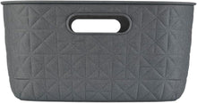 Load image into Gallery viewer, Curver Softex Medium Baskets - 12.5L, 37.9 x 29.2 x 14.3cm, Grey
