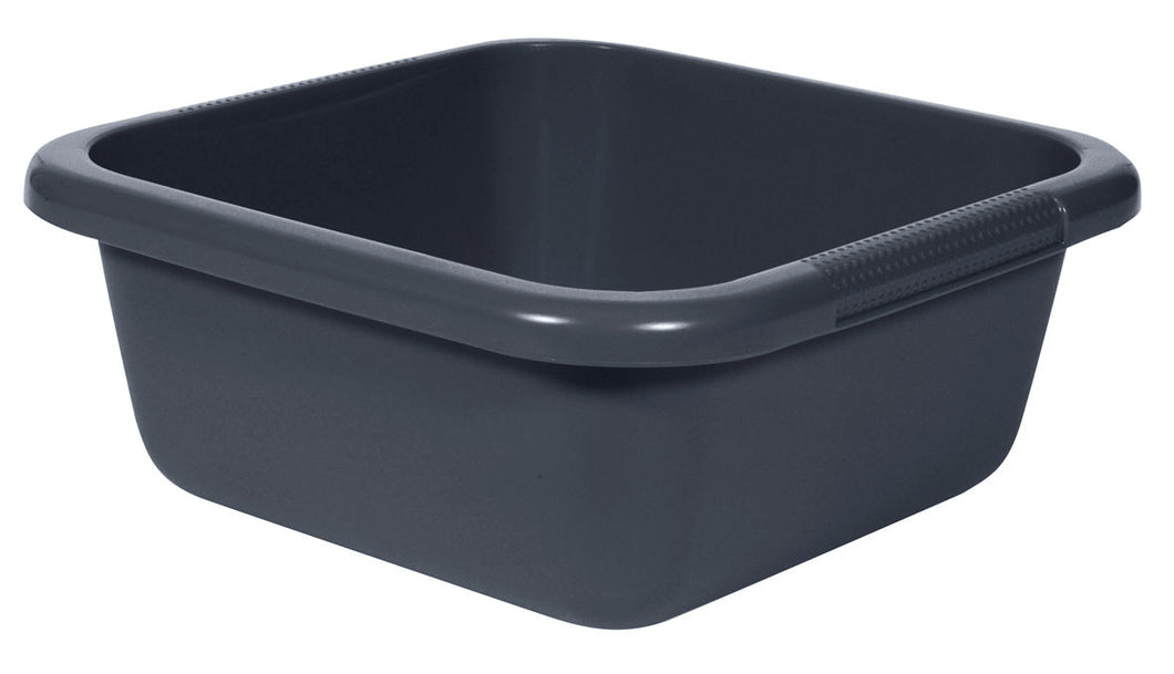 Curver Square Basin with Grip - 6L, Dark Grey