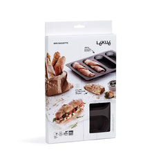 Load image into Gallery viewer, Lekue Mini Baguette Bread Silicone Mold - Brown
