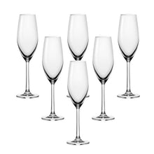 Load image into Gallery viewer, Ocean Glassware Set of 6 Sante Flute Champagne - 210ml

