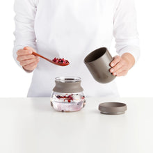 Load image into Gallery viewer, Lekue Calm Tea Ritual Ceremony Set- Set of 4 Pieces, Teapot + 2 Tea Cups + Jar
