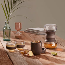 Load image into Gallery viewer, Lekue Calm Tea Ritual Ceremony Set- Set of 4 Pieces, Teapot + 2 Tea Cups + Jar
