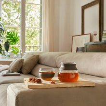 Load image into Gallery viewer, Lekue Calm Tea Ritual Ceremony Set- Set of 4 Pieces, Teapot + 2 Tea Cups + Jar
