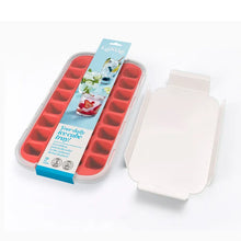 Load image into Gallery viewer, Lekue Industrial Ice Tray With Lid - Red
