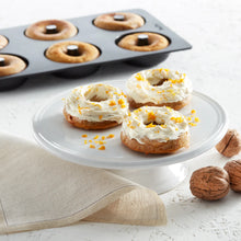 Load image into Gallery viewer, Lekue Silicone Mold for Donuts with 6 Holes - Black
