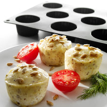 Load image into Gallery viewer, Lekue Mini Muffin Silicone Mold with 11 Cavities - Black

