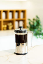 Load image into Gallery viewer, Vialli Design Tea Pot with French Press Diamante - 1000ml, Silver
