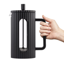 Load image into Gallery viewer, Vialli Design Tea Pot with French Press Livio - 1000ml, Black
