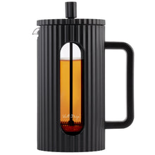 Load image into Gallery viewer, Vialli Design Tea Pot with French Press Livio - 1000ml, Black
