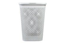 Load image into Gallery viewer, Curver Terrazo Laundry Hamper - 58 Liters,White
