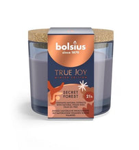 Load image into Gallery viewer, Bolsius Scented Candle with Lid True Joy Secret Forest - 90/80mm
