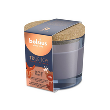 Load image into Gallery viewer, Bolsius Scented Candle with Lid True Joy Secret Forest - 90/80mm
