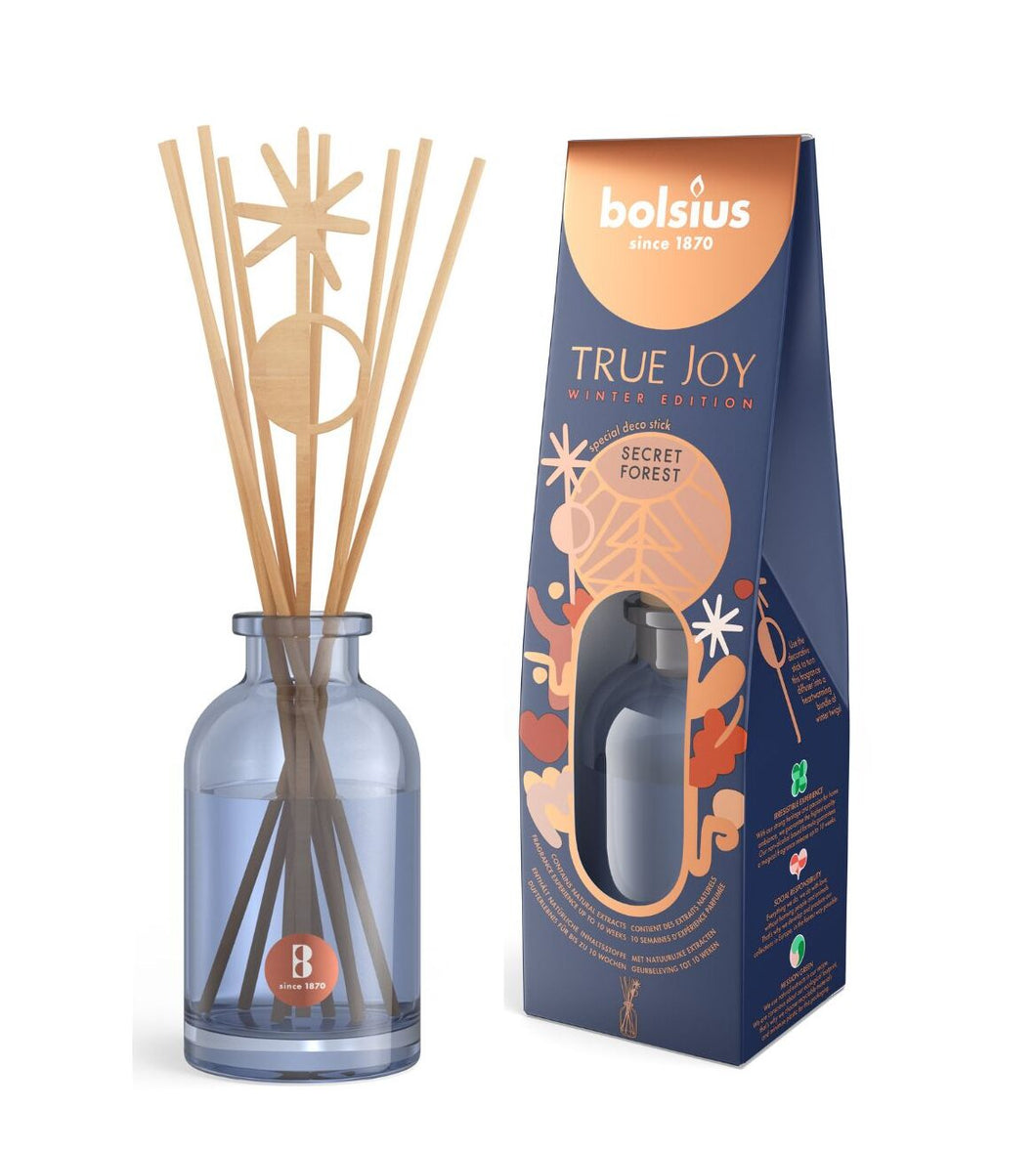 Bolsius True Joy Fragrance Diffuser, Secret Forest - 80ml