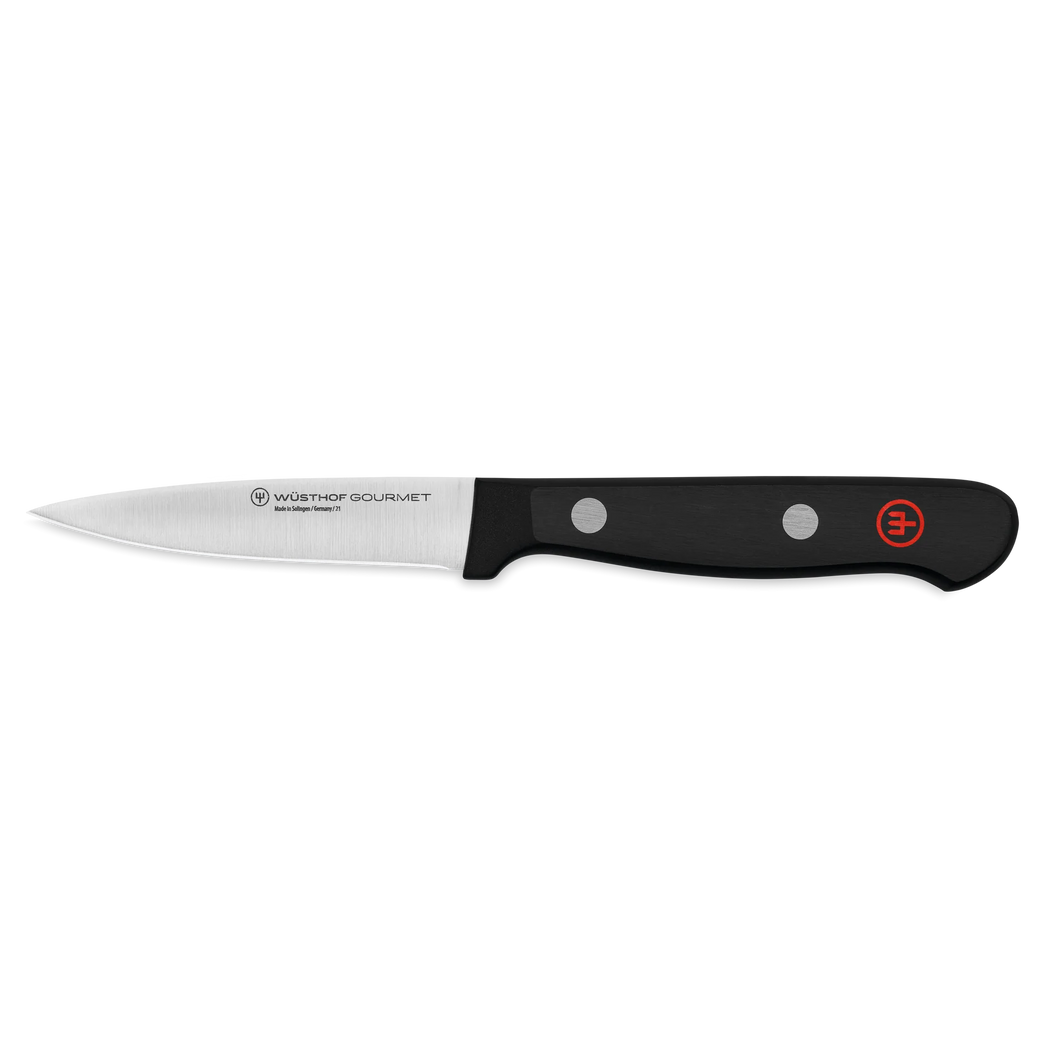 Wusthof Gourmet Paring Knife - 8cm, Black