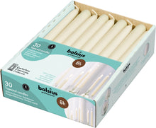 Load image into Gallery viewer, Bolsius Professional Box of 30 Tapered Candles 245/24mm - Ivory
