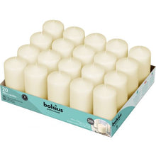 Load image into Gallery viewer, Bolsius Professional Pillar Candles, Tray of 20 Candles - 100/48mm, Ivory
