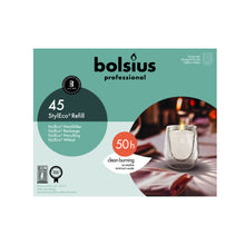 Load image into Gallery viewer, Bolsius StylEco Refill Candle Box - 45 pieces, White
