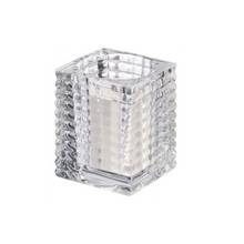 Load image into Gallery viewer, Bolsius Glass Ribbed Relight Holders, Box of 6 - Clear
