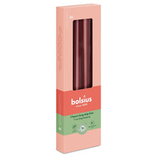 Load image into Gallery viewer, Bolsius Essentials Box of 4 Tapered Candles 245/24mm - Velvet Red
