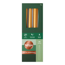 Load image into Gallery viewer, Bolsius Special Essentials Box of 4 Tapered Candles 245/24mm - Metallic Gold
