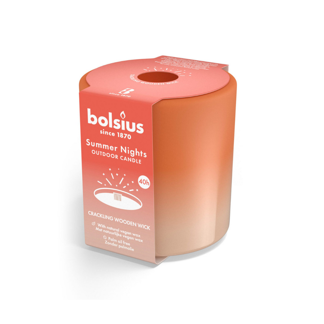 Bolsius Summer Nights Outdoor Candles - 100/100mm, Ivory