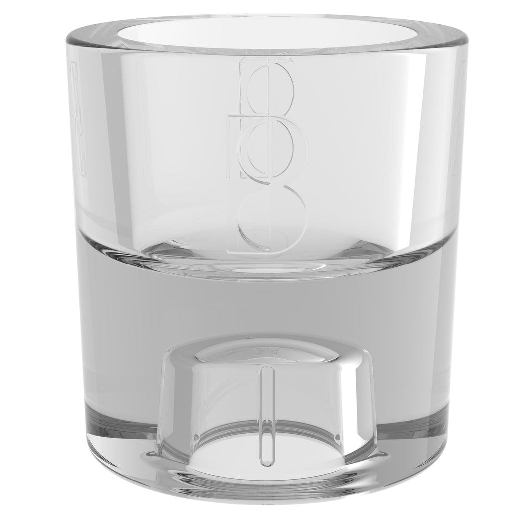 Bolsius New Glass Tealight and Tapered Candles 2-in-1 Holder