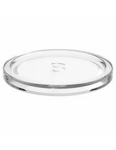 Load image into Gallery viewer, Bolsius Glass Round Candle Plate - 110mm
