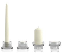 Load image into Gallery viewer, Bolsius New 4-in-1 Glass Candle Holder - 75/89mm

