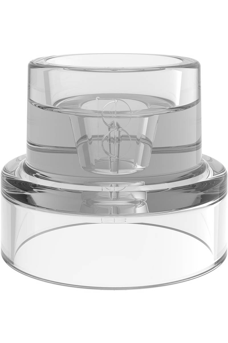Bolsius New 4-in-1 Glass Candle Holder - 75/89mm