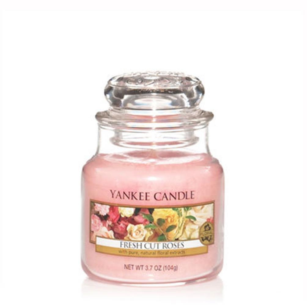 Yankee Candle Glass Jar Candle - Fresh Cut Roses