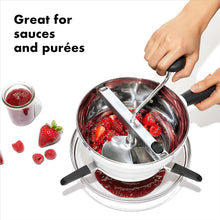 Load image into Gallery viewer, OXO Good Grips Food Mill - Stainless Steel, 2 Liters, great for sauces and purees.
