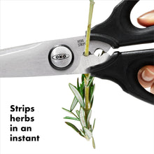 Load image into Gallery viewer, OXO Good Grips Kitchen and Herb Scissors - Black, herbs scissors.
