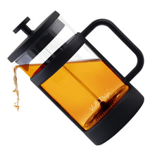 Load image into Gallery viewer, Vialli Design Tea Pot with French Press Senso - 1000ml, Black
