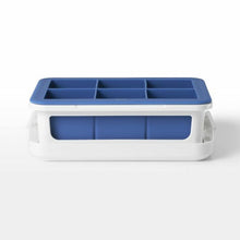 Load image into Gallery viewer, Front view OXO Good Grips Covered Silicone Ice Cube Tray - Large Cube.
