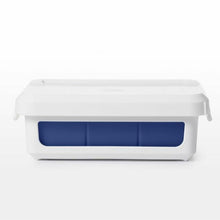 Load image into Gallery viewer, OXO Good Grips Covered Silicone Ice Cube Tray - Large Cube, with lid on, with front view.
