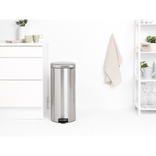 Load image into Gallery viewer, Brabantia New Icon Pedal Bin - 30 Liters, Matt Steel Fingerprint Proof
